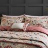 Morris & Co Artichoke Grey & Wine Duvet Set close up