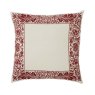Morris & Co Artichoke Grey & Wine Cushion
