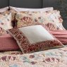 Morris & Co Artichoke Grey & Wine Cushion Lifestyle
