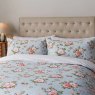 Fable Wild Rose Duck Egg Duvet Cover Set close up