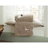 Deyongs Deyongs Taupe Cable Sherpa Heated Throw