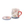 Cath Kidston Cath Kidston Mug & Coaster Set Christmas Journey