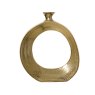 Kaemingk Hollow Gold Aluminium Vase Small