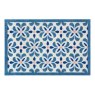 Hug Rug Geo Blue Tile Mat