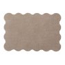 Hug Rug My Soft Scalloped Rug Beige