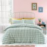 Catherine Lansfield Catherine Lansfield Gingham Check Green Duvet Cover Set
