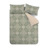 Pineapple Elephant Pineapple Elephant Alba Green Duvet Cover Set