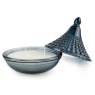 Candlelight Embossed Tagine Candle Blue