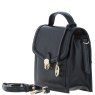 Ashwood Leather Crossbody Handbag Black Angled View