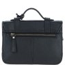 Ashwood Leather Satchel Black Reverse