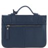 Ashwood Leather Satchel Cotswold Navy Reverse