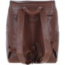 Ashwood Leather Brown Buckle Rucksack Reverse