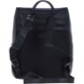 Ashwood Leather Black Buckle Rucksack reverse
