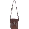 Ashwood Leather Buckle Crossbody Bag Brown