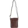Ashwood Leather Buckle Crossbody Bag Brown Reverse