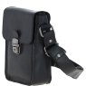 Ashwood Leather Buckle Crossbody Bag Black angled