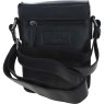 Ashwood Leather Buckle Crossbody Bag Black Reverse