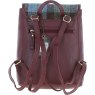 Ashwood Leather Rucksack Wine Macleod Reverse