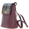 Ashwood Leather Rucksack Wine Macleod Angled