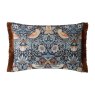 William Morris At Home Strawberry Thief Blue Cushion rectangle