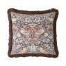 William Morris At Home Strawberry Thief Chocolate Cushions square