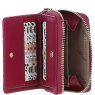 Ashwood Leather Purse Raspberry Open