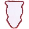 Ashwood Leather Single Rug Fenland Long Wool Smokey Grape Reverse