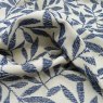 Close up of the rippled Abele fabric in Navy
