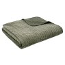 Bianca Bianca Attica Green Velvet Bedspread