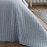 Bianca Bianca Blue Quilted Lines Bedspread