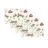 Catherine Lansfield Catherine Lansfield Set of 4 Christmas Town Placemats