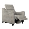 Parker Knoll Berkeley Armchair With Power Headrest white background extended