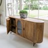 Fluted Ridge 3 Door Sideboard lifestyle