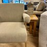 Gianni Accent Chair In Khaki Linen lifestyle image