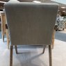 Gianni Accent Chair In Khaki Linen lifestyle