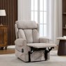 Georgia Dual Motor Lift & Rise Chair In Chacha Oat lifestyle footrest out