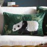 Paoletti Paoletti Chuan Tranquil Panda Emerald Feather Filled Cushion