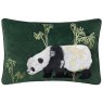 Paoletti Paoletti Chuan Tranquil Panda Emerald Feather Filled Cushion