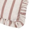 Paoletti Paoletti Connie Clay Pink Striped Ruffle Cushion
