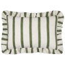 Paoletti Paoletti Connie Moss Striped Ruffle Cushion
