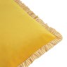 Paoletti Paoletti Solene Yellow Ruffle Matte Velvet Cushion