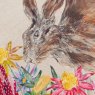 Paoletti Paoletti Country Wilds Blossom Hare Printed Cushion