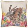 Paoletti Paoletti Country Wilds Blossom Hare Printed Cushion