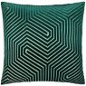 Paoletti Paoletti Evoke Cut Emerald Velvet Cushion