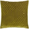 Paoletti Paoletti Evoke Cut Olive Velvet Cushion