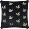 Paoletti Paoletti Guilded Palms Black Embroidered Cushion