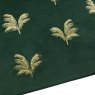 Paoletti Paoletti Guilded Palms Emerald Embroidered Cushion