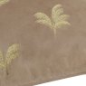 Paoletti Paoletti Guilded Palms Mink Embroidered Cushion