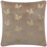Paoletti Paoletti Guilded Palms Mink Embroidered Cushion