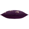Paoletti Paoletti Guilded Palms Plum Embroidered Cushion